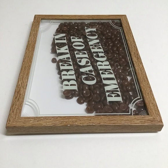 Coffee Beans Picture Wall Art Box Break In Case of Emergency Cafe Coffee Shop 3D - Picture 9 of 15